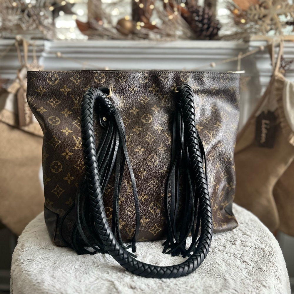 Louis Vuitton Vintage Boho Globe Trotter (altered LV Cabas Mezzo)